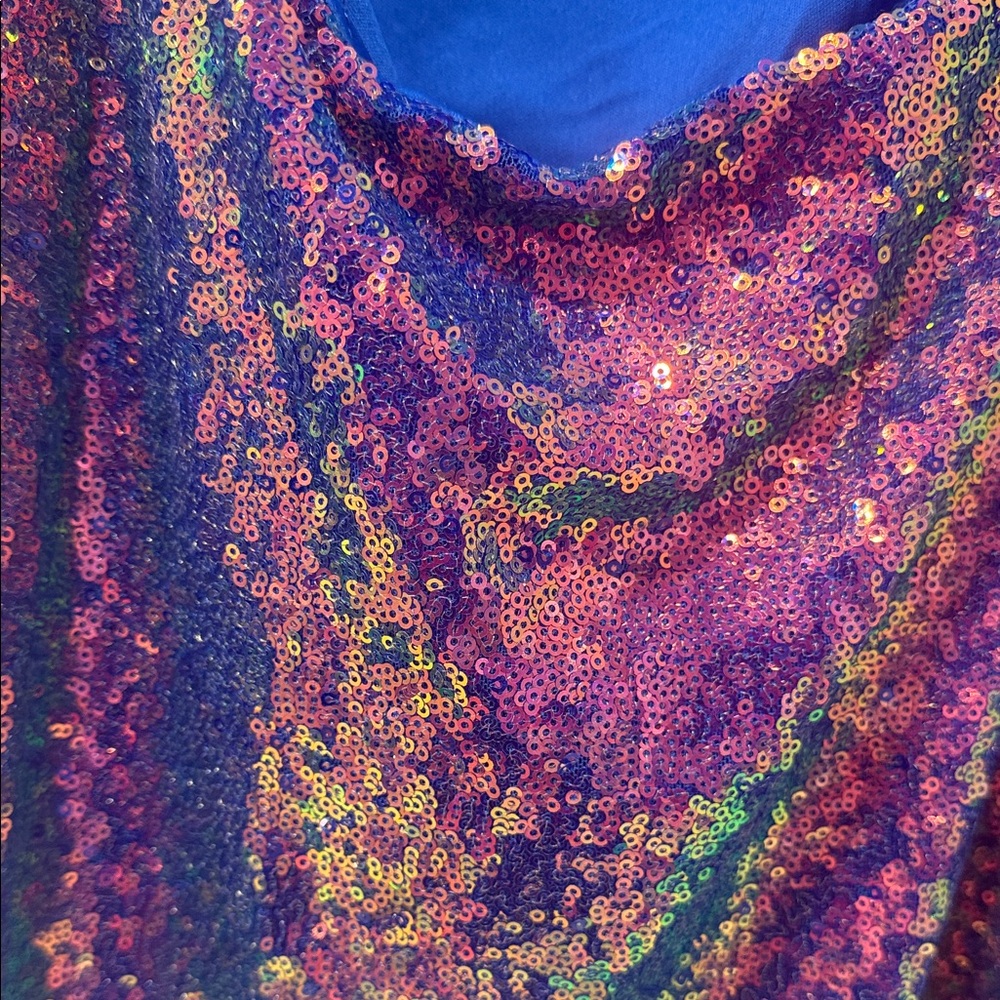 Sequin Dress - Multicolor - Picture 4 of 7